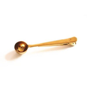 Coffee Measuring Spoon & Clip Gold - the soul edit