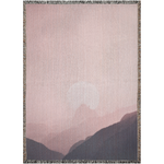 Load image into Gallery viewer, PINK MOUNTAIN Woven Blanket Comfy (52 x 37 in) - the soul edit
