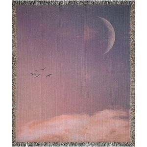 FREEDOM Woven Blanket Luxe (50 x 60 in) - the soul edit