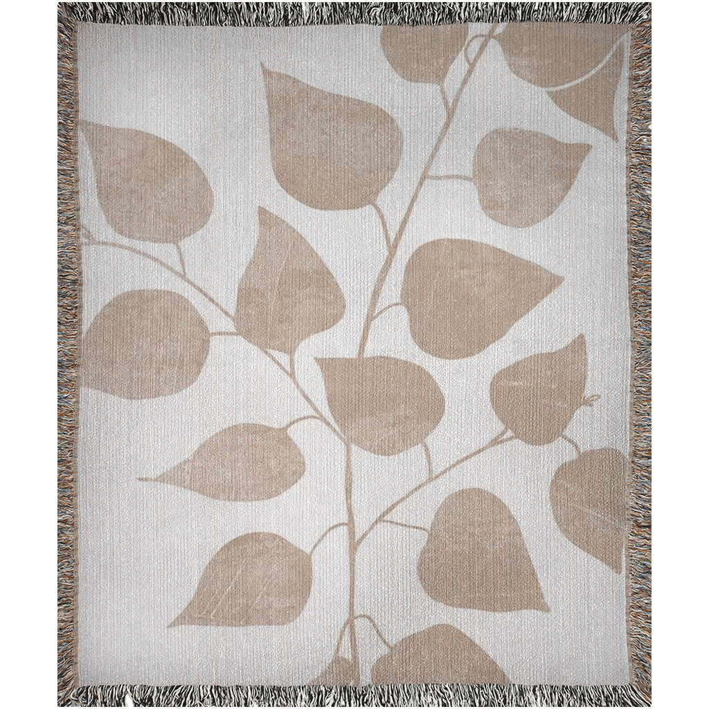 PEACE Woven Blanket Luxe (50 x 60 in) - the soul edit