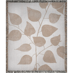 Load image into Gallery viewer, PEACE Woven Blanket Luxe (50 x 60 in) - the soul edit
