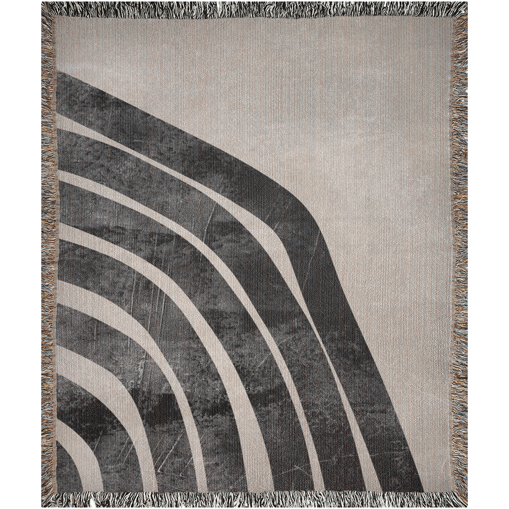 CURVED Woven Blanket Luxe (50 x 60 in) - the soul edit