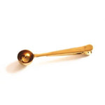 Load image into Gallery viewer, Coffee Measuring Spoon &amp; Clip Gold - the soul edit
