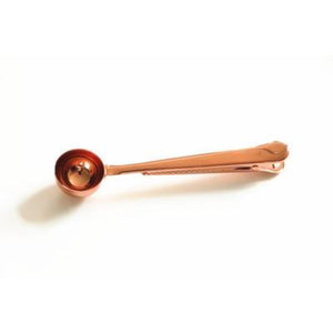 Coffee Measuring Spoon & Clip Rose Gold - the soul edit