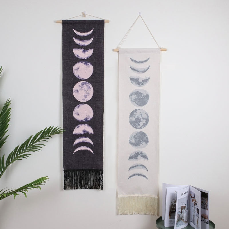 Moon Phases Hanging Tapestry - the soul edit